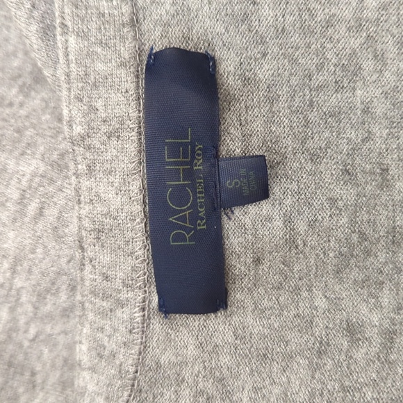 Rachel Rachel Roy Gray Long Puffed Sleeve Button Front Sweater Dress Size Small - Picture 8 of 10